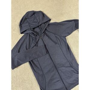 Patagonia heathered navy light zip up